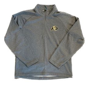 Gray Quarter-Zip Sweatshirt
